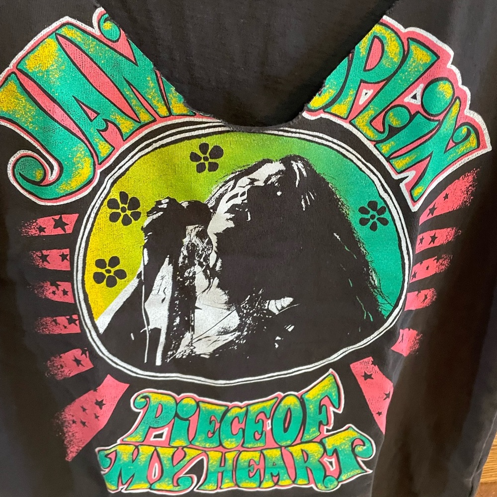 Daydreamer Black Graphic Band Tee with Label - Picture 2 of 6